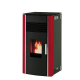 Peć na pelet alfa luca crvena