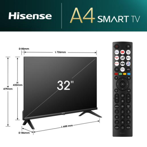 Tv led 32a4n led hd smart Tv led 32a4n led hd smart
