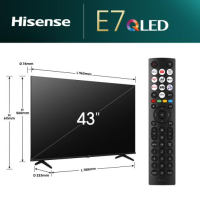 Tv qled 43e7nq 4k uhd smart