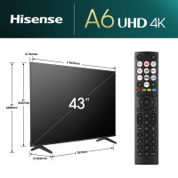 Tv led 43a6n 4k ultra hd smart