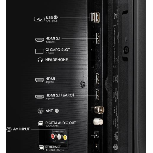 Tv led 50a6q 4k uhd smart