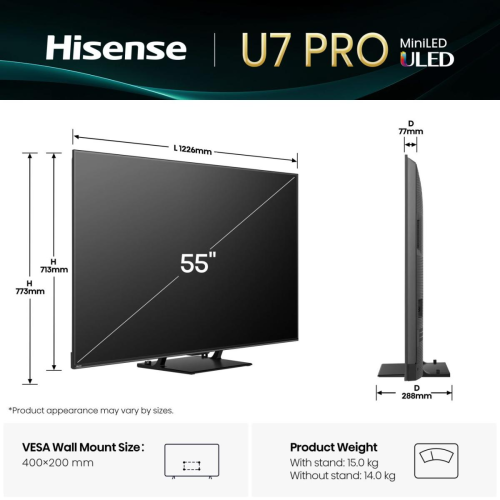 Tv led 55u7q pro