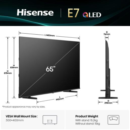 Tv led 65e7q 4k uhd smart Tv led 65e7q 4k uhd smart