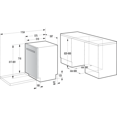 Masina za sudove hdu9673bx