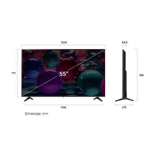 Tv led 55ua73003la