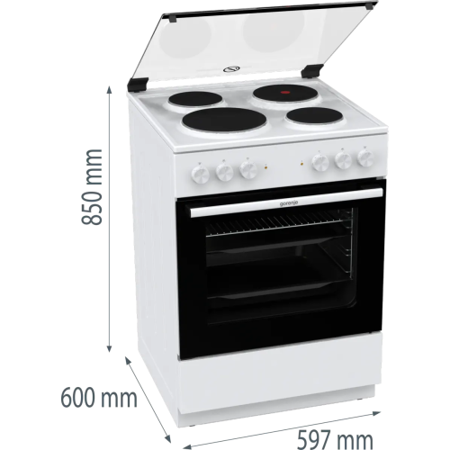 Sporet ge6a40wb